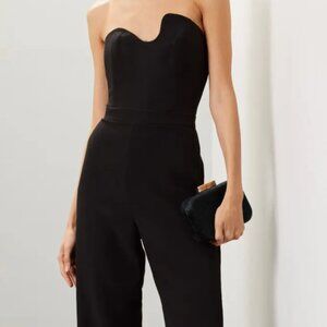 Alexis 'Paoli' Black Polyester Jumpsuit Size XL